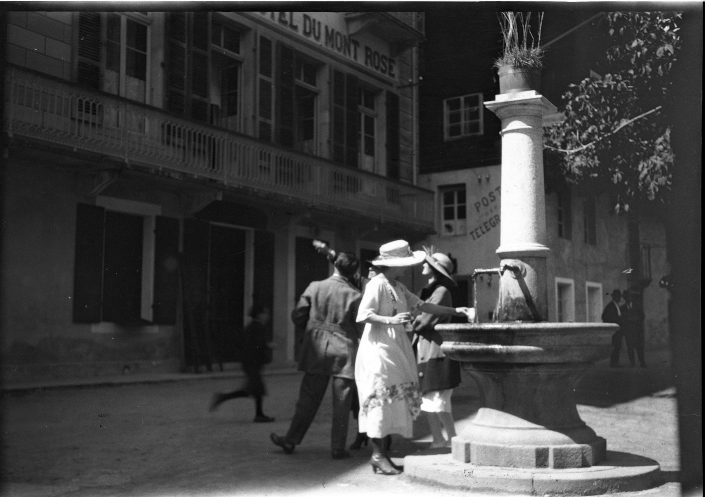 Foto dell'hotel Monte Rosa di Anagna (VC) negli anni 30